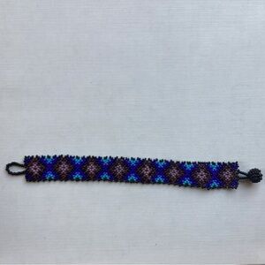 New Import Huichol of Mexico Bead Bracelet Boho Hippie Tribal Art Gifts Handmade